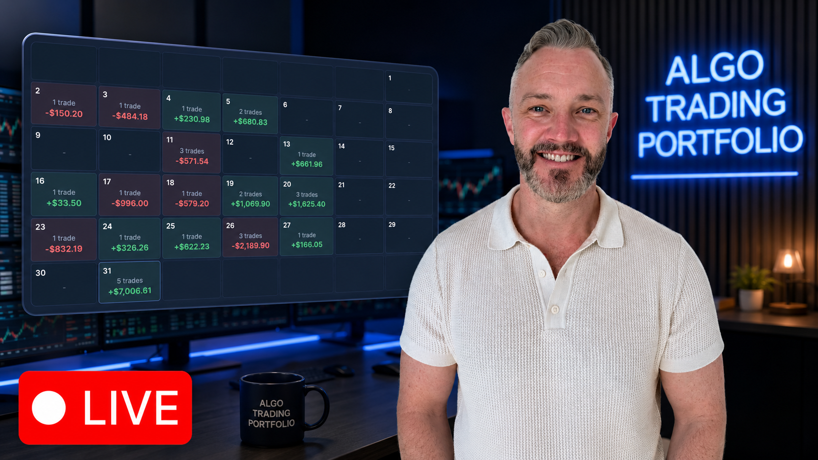 Algo Trading Portfolio live event